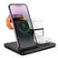 Зарядка Qi HOCO Crown 3-in-1 night light Wireless Fast Charger with clock clock |15W| - миниатюра 2