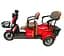 Электроскутер Трехколесный 4-местный Crosser TR-4 VAGON (1000W, 72V,24Ah) Красный - миниатюра 3