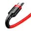 Дата кабель Baseus Cafule USB to MicroUSB Cable 2.4A (1m) (CAMKLF-B) Червоний - мініатюра 2