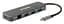 Мультипортовий адаптер USB хаб USB Type-C D-Link DUB-2334 Black - мініатюра 2