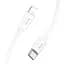 Кабель Hoco X87 Magic silicone PD charging data cable for iP білий - мініатюра 1
