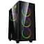 Корпус GameMax Draco XD, черный, без БП, Mid Tower, для ATX/Micro ATX/Mini ITX, 1xUSB 2.0, 1xUSB 3.0, 4x120 мм ARGB Fan, боковая - миниатюра 1