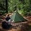 Намет з гострою верхівкою Naturehike Pyramid I (NH17T030-L) темний зелений - мініатюра 3