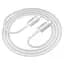 Дата кабель Hoco U134 Primero Type-C to Type-C 240W (1.8m) Gray - мініатюра 3