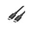 Дата кабель USB-C to USB-C 1.0m 3A black Vention (TRCBF) - мініатюра 1