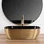Умивальник Rea Belinda 33x46,5 black/gold brush (REA-U8780), Структурна - мініатюра 3