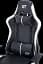 Геймерське крісло GT Racer чорне з білим (X-2528 Black/White) - мініатюра 9