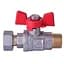 Кран кульовий прямий з накидною гайкою Solomon 1/2″ ЗВ PN40 160406 - мініатюра 1