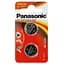Батарейка Panasonic CR 2016 * 2 LITHIUM (CR-2016EL/2B) - миниатюра 1