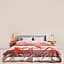 Плед-покривало Ideia Kassandra бавовняний 200х150 см помаранчевий (8000029914 помаранч) - мініатюра 1