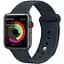 Ремешок Uwatch Silicone Strap for Apple Watch 42/44 mm Midnight Blue - миниатюра 1