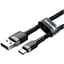 Дата кабель USB 3.1 AM to Type-C 1.0m 3A grey-black Baseus (CATKLF-BG1) - мініатюра 1