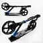 Самокат Best Scooter 57х14х88-98 см Черно-голубой 000231599 - миниатюра 3