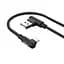 Кабель Foneng X70 90-degree Angle Gaming Cable (3A) USB - Lightning (M/M), 1 м, Black (X70-CA-DAG-IP) - мініатюра 1
