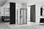 Душова кабіна Rea Rapid Fold 100x100 black REA-K6423 + REA-K6420, Чорний матовий, Універсальна, прозрачний, Чорний матовий - мініатюра 3