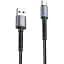 Кабель XO NB215 USB A - USB C 2.4 A чорний  - мініатюра 1