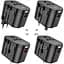 Універсальний зарядний пристрій HOCO AC15 Walker three-port PD20W(1C2A) universal conversion charger Black - мініатюра 5