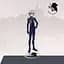 Акриловая фигурка Евангелион Каора Нагиса Evangelion Kaworu Nagisa 10 см - миниатюра 1