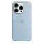 Силиконовый чехол CasePro Silicone Case with MagSafe Light Blue для iPhone 15 Pro Max - миниатюра 3