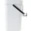 Відро для сміття MBM My Home з кришкою 3 л біле (BIN-11 3L WHITE/ANTHRACITE) - мініатюра 3