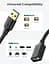 Кабель Ugreen US129 USB 3.0 Extension Male Cable 1.5 м чорний (30126) - мініатюра 2