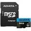 Карта пам'яті ADATA 64GB microSD class 10 UHS-I A1 Premier (AUSDX64GUICL10A1-RA1) - мініатюра 1