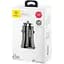 Автомобільний зарядний пристрій Baseus Gentleman 4.8A Dual-USB CCALL-GB01 Black - мініатюра 2