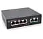 POE-комутатор Merlion BTD6004 4xPOE 10/100 + 2 RJ45 10/100 вбудований блок живлення 52V 1.05A - мініатюра 1