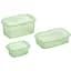 Набір ємностей для зберігання Lekue Reusable Silicone Containers силіконові 3 шт. (881886) - мініатюра 1