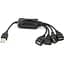 USB-хаб Lapara USB 2.0 4-ports (LA-UH803-A) Black - мініатюра 2
