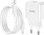 Универсальная зарядка для телефона Hoco C106A Leisur 10,5 Вт/2,1 А кабель MicroUSB 1 порт USB блок питания с проводом Белый - миниатюра 1