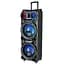 Портативна колонка бумбокс XPRO HS-TS1246 валіза 100Вт USB SD FM радіо Bluetooth 2 мікрофони ДК (MER-15699) - мініатюра 1