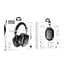 Наушники стерео полноразмерные Hoco W35 Max Auspicious ANC noise reduction BT headphones черные - миниатюра 2