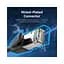 Патч-корд 0.5м, S/FTP cat 8 RJ-45 black Vention (IKKBD) - мініатюра 7