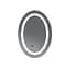 Дзеркало Mixxus Plain MV02-50x70 (годинник, LED-підсвічування, антизапотівання) (MI6010) - мініатюра 2