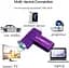 USB-флеш-накопичувач Wansenda 3 в 1, 128 ГБ, флеш-накопичувач типу C + Micro USB + USB 3.0, картка пам'яті Photo Memory Stick - мініатюра 3