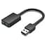 Адаптер Vention 2-port USB External Sound Card 0.15 м чорний (CDYB0) - мініатюра 1