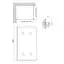 Душова перегородка Qtap Walk-In Standard BLM2011.C8 100x200 см, скло Clear 8 мм, покриття CalcLess, прозорий, чорний - мініатюра 2
