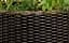 Горшок для цветов Keter 18 л Cylinder Planter Medium коричневый - миниатюра 7