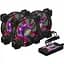 Вентилятор 120 мм Frime набір RGB-вентиляторів + Fun hub + ДК Frime Iris Flicker KIT 1200 ±10% об/хв живлення 6pin - мініатюра 1