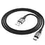 Дата кабель Hoco X86 Spear USB to Type-C (1m) Black - мініатюра 3