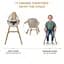 Стульчик для кормления 2 в 1 Kinderkraft Fini 2 Beige (KHFINI02BEG0000) - миниатюра 3