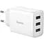 Мережевий зарядний пристрій Baseus Compact Charger 3U 17W 3USB White (CCXJ020102) [74464] - мініатюра 1