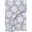 Простирадло Cosas на резинці фланель 100х200 snowflakes cs1, сірий (Flannel_SnowflakesWhiteGrey_100x200x20) - мініатюра 1
