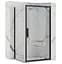 Душова кабіна Rea Rapid Swing 90x80 black REA-K6422 + REA-K6408, Чорний матовий, Універсальна, прозрачний, Чорний матовий - мініатюра 1