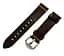 Кожаный ремешок Primolux C052B Steel buckle для часов Xiaomi Amazfit GTR 47 мм, Lite 47 мм Dark Brown - миниатюра 2