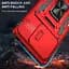 Ударостійкий чохол Camshield Army Ring для Xiaomi Redmi Note 13 Pro 4G / 14s / Poco M6 Pro 4G Червоний / Red - мініатюра 2