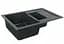 Кухонна мийка Platinum 7850W TOSKANA матова Антрацит (SP000027555) - мініатюра 3