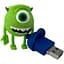 Флеш-накопичувач Wibrand USB 2.0 Mike Wazowski 16Gb зелений - мініатюра 1