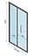 Душова кабіна Rea Rapid Fold 100x80 black REA-K6423 + REA-K6418, Чорний матовий, Універсальна, прозрачний, Чорний матовий - мініатюра 6